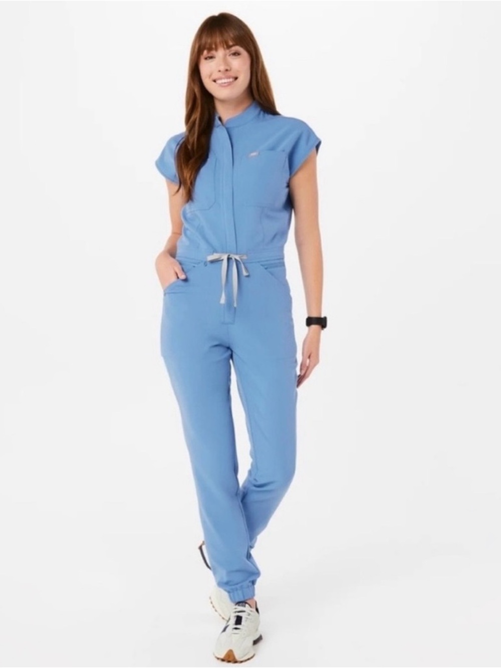 Ceil blue FIGS Rafaela Jogger
Scrubs size Medium